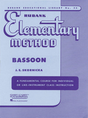 Rubank Elementary Method  Bassoon (Rubank Educational Library, 46),Used