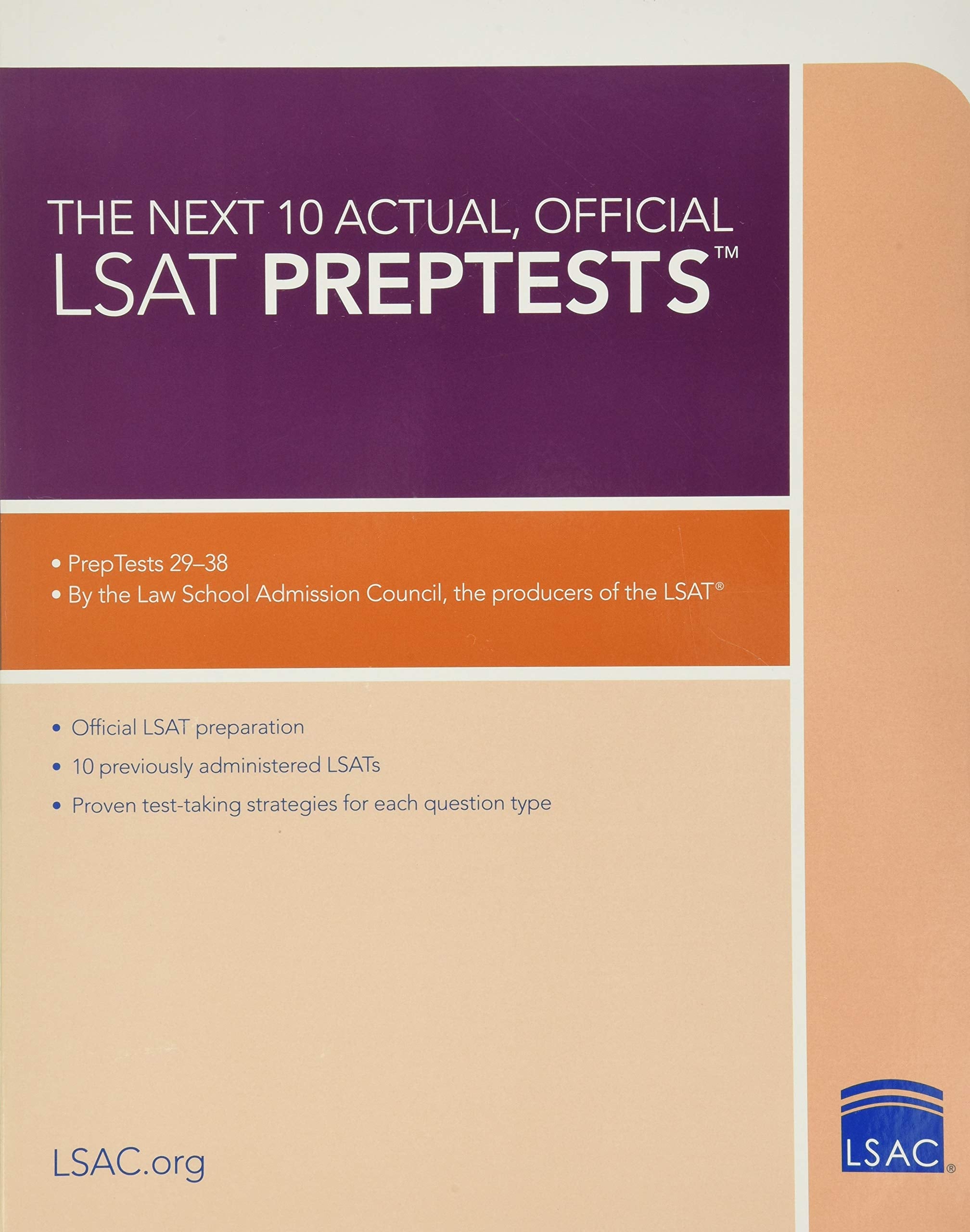 The Next 10 Actual, Official LSAT PrepTests (Lsat Series),Used