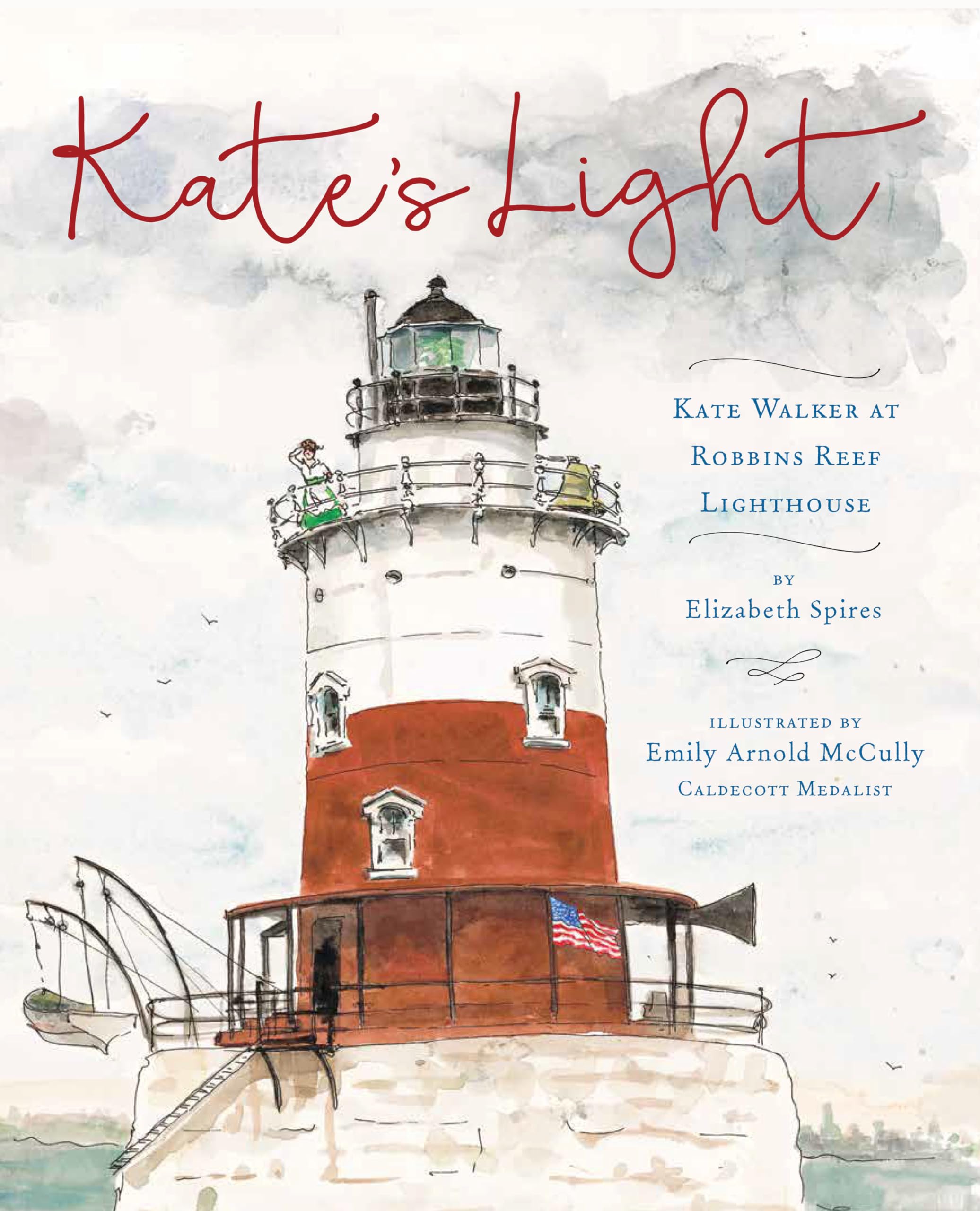 Kate's Light: Kate Walker at Robbins Reef Lighthouse,Used