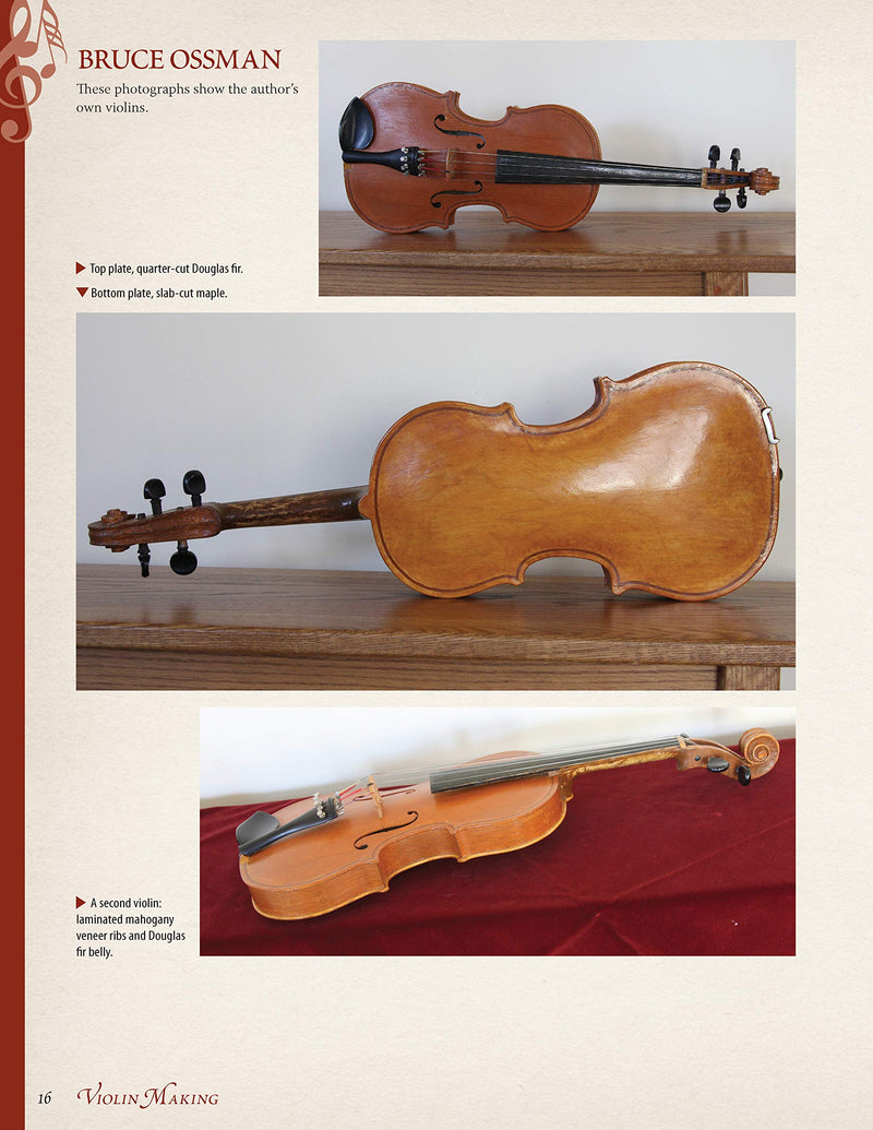 Violin Making, Second Edition Revised and Expanded: An Illustrated Guide for the Amateur (Fox Chapel Publishing),New