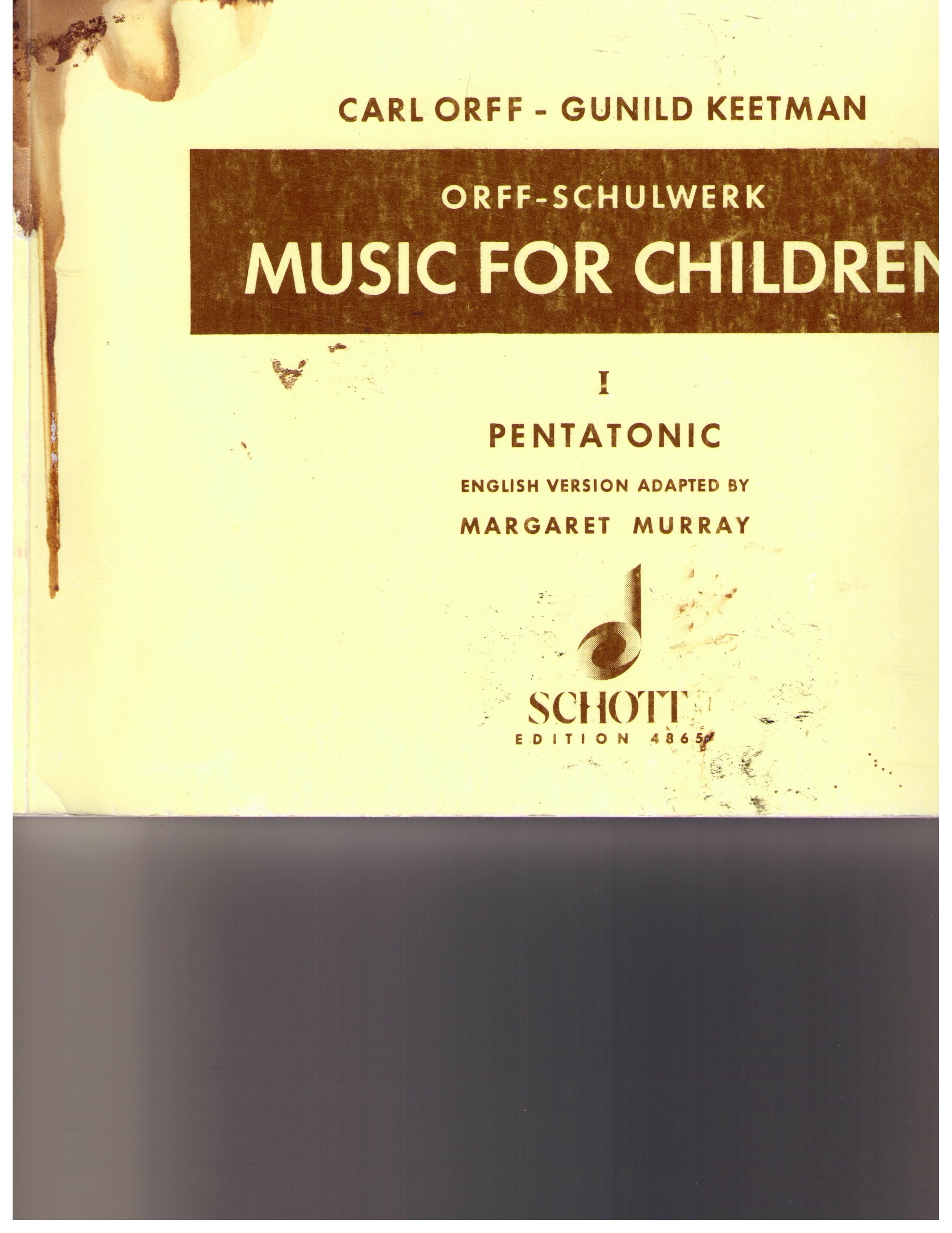 Music For Children: Volume 1: Pentatonic-used