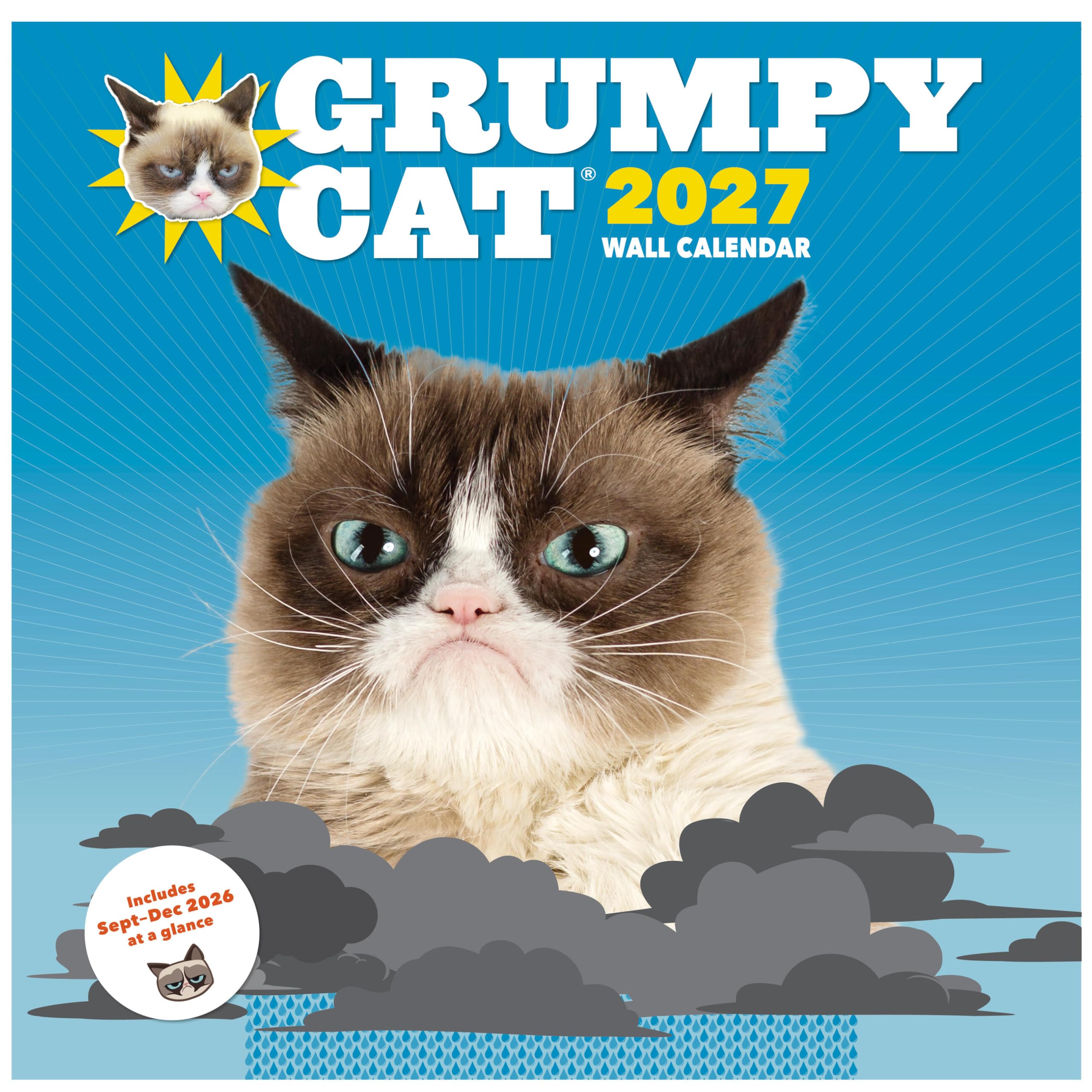 Grumpy Cat 2027 Wall Calendar