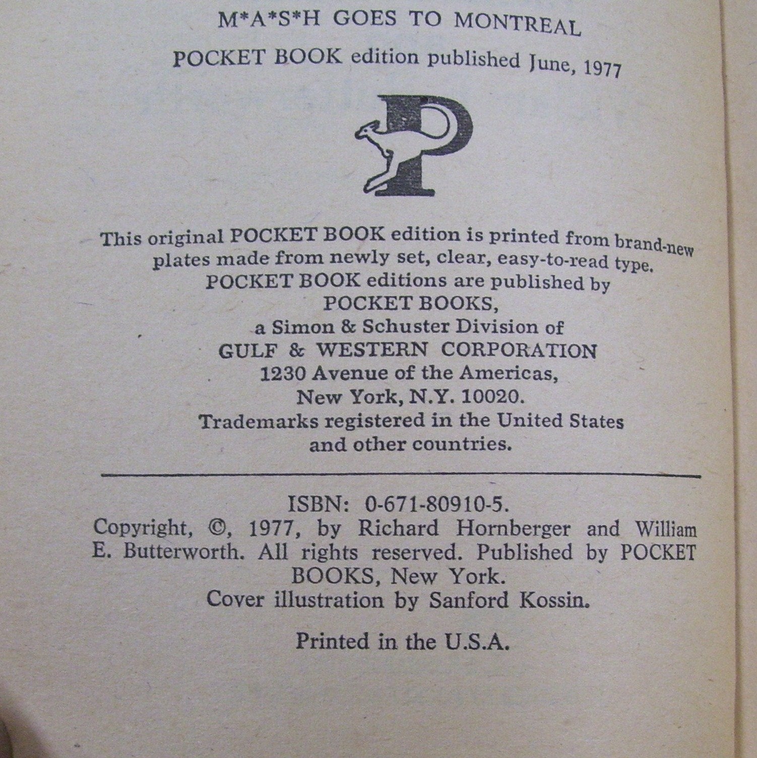 MASH Goes to Montreal,Used