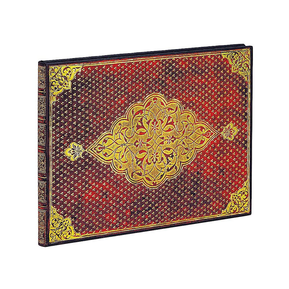 Paperblanks  Golden Trefoil  Guest Book  Lined  144 Pg  120 Gsm