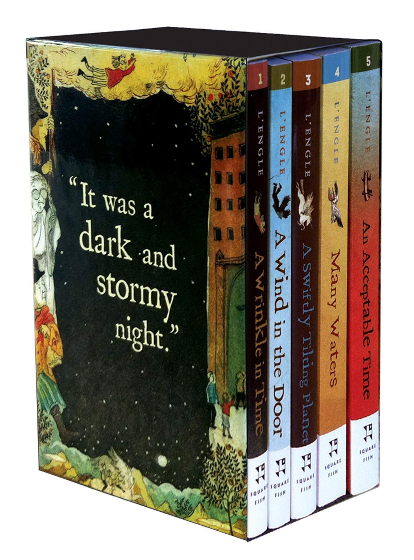 The Wrinkle in Time Quintet Boxed Set (A Wrinkle in Time, A Wind in the Door, A Swiftly Tilting Planet, Many Waters, An Acceptab,Used