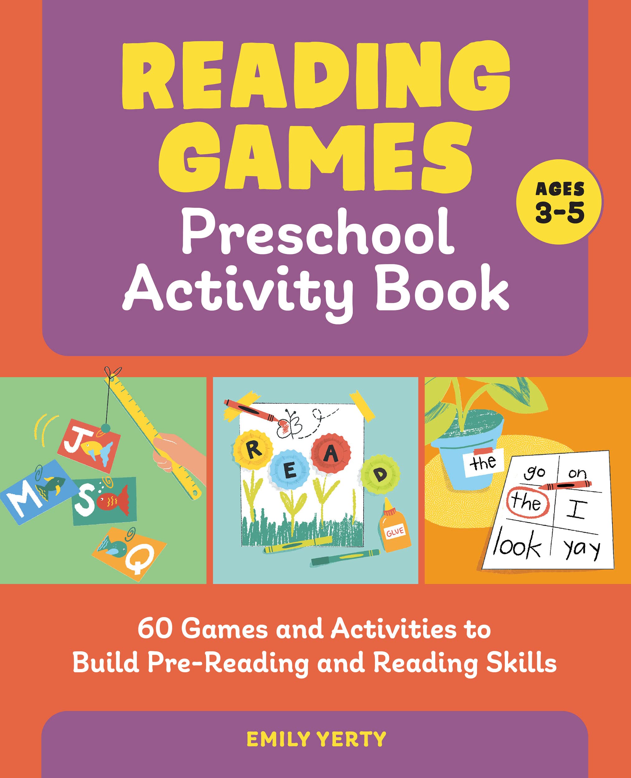 Reading Games Preschool Activity Book: 60 Games And Activities To Build Prereading And Reading Skills,New