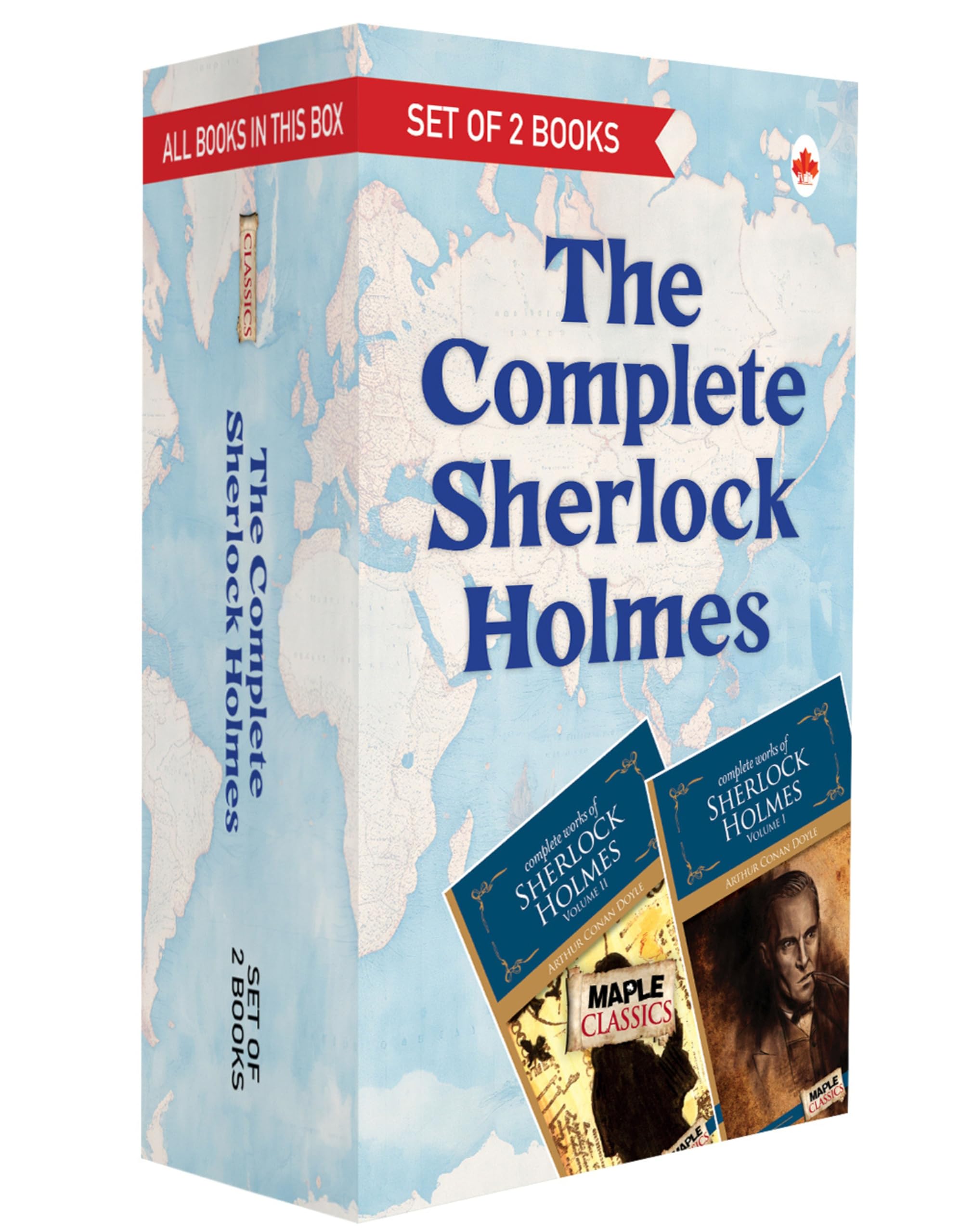 The Complete Sherlock Holmes (Vol I And Ii - Set Of 2 Books) - Complete Collection Of 4 Novels And 56 Short Stories