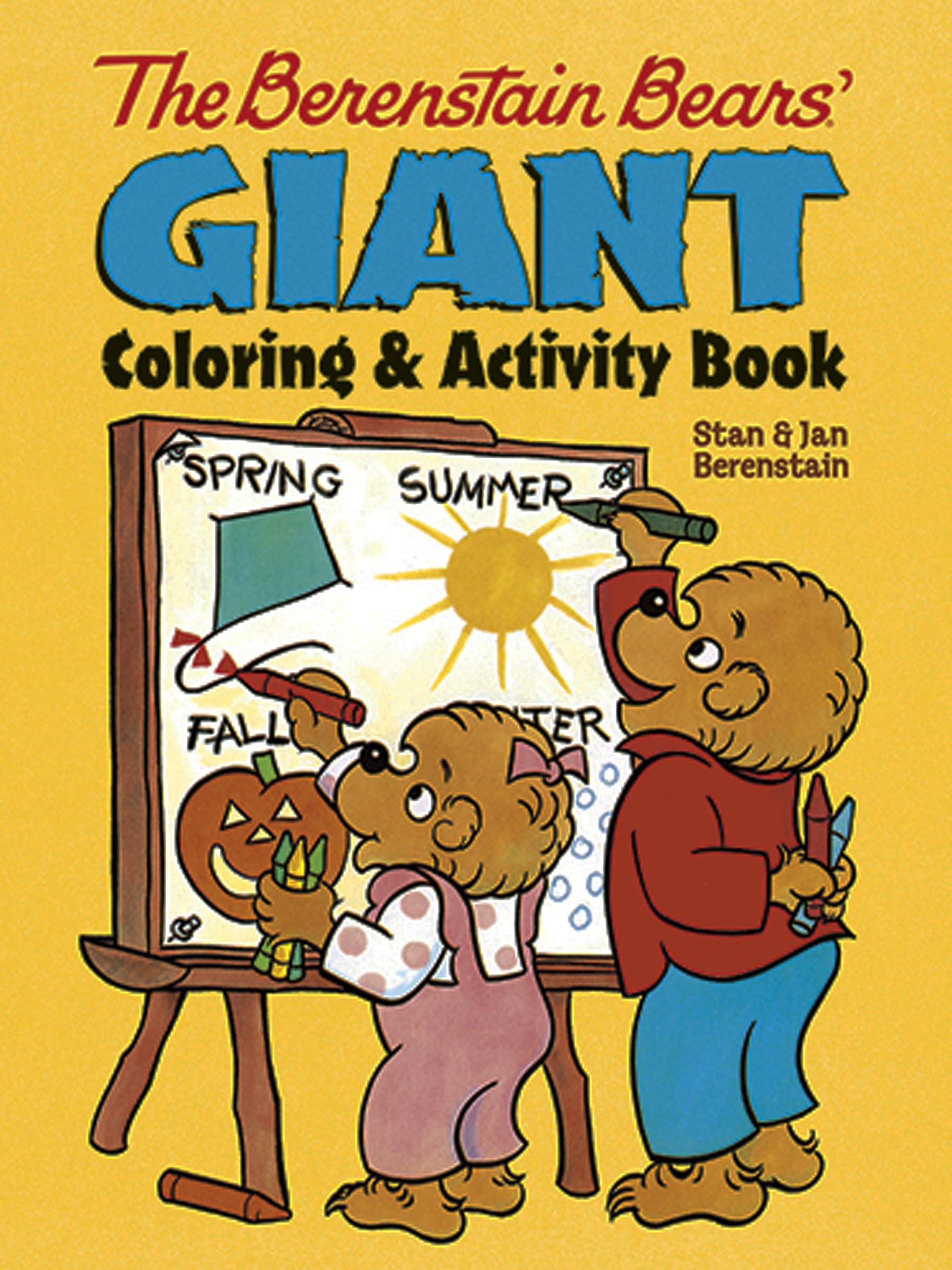 The Berenstain Bears' Giant Coloring and Activity Book (Dover Kids Activity Books),Used