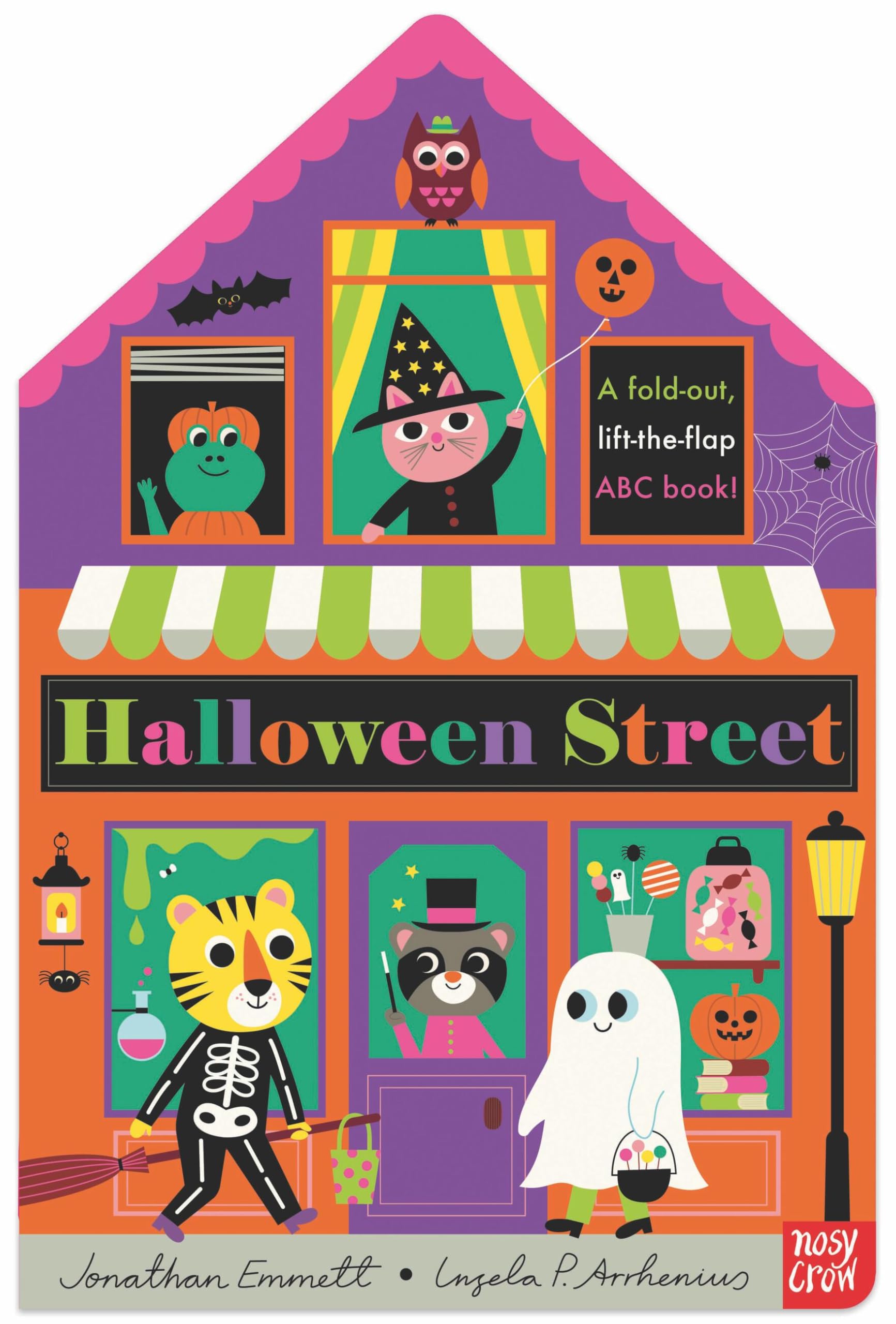 Halloween Street: A FoldOut, LiftTheFlap Abc Book!