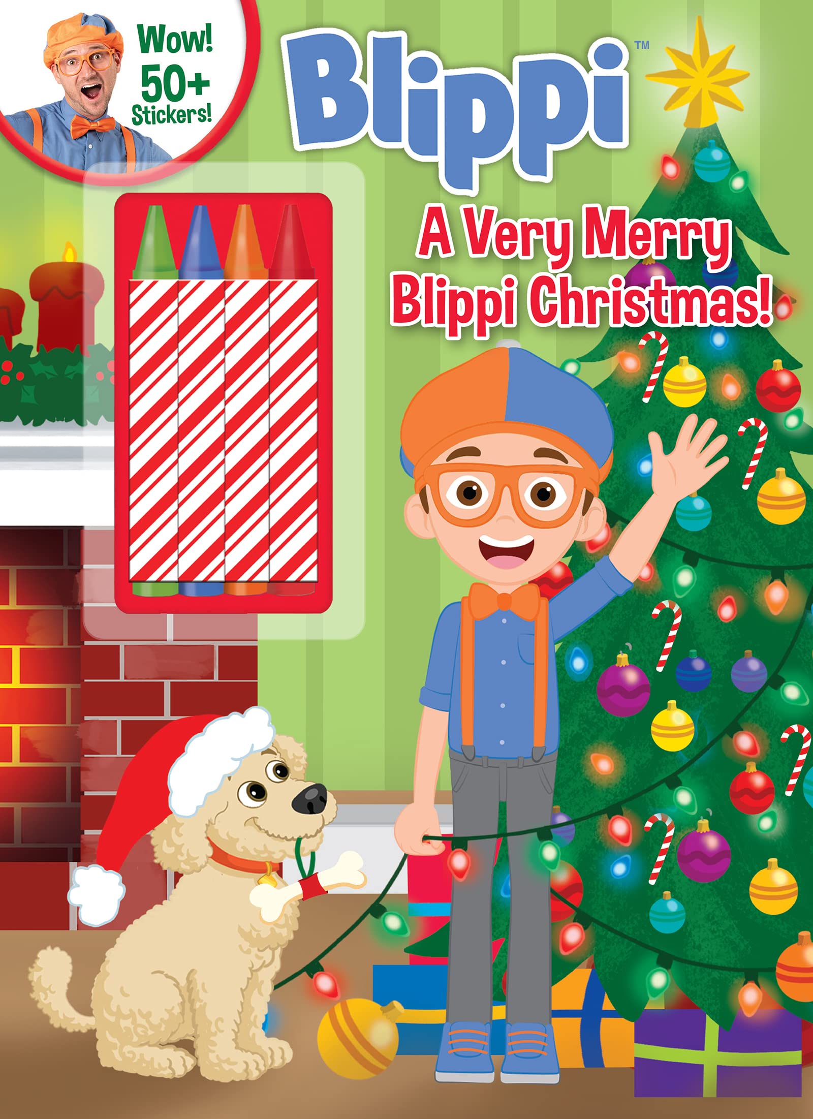 Blippi: A Very Merry Blippi Christmas (Color & Activity with Crayons),Used
