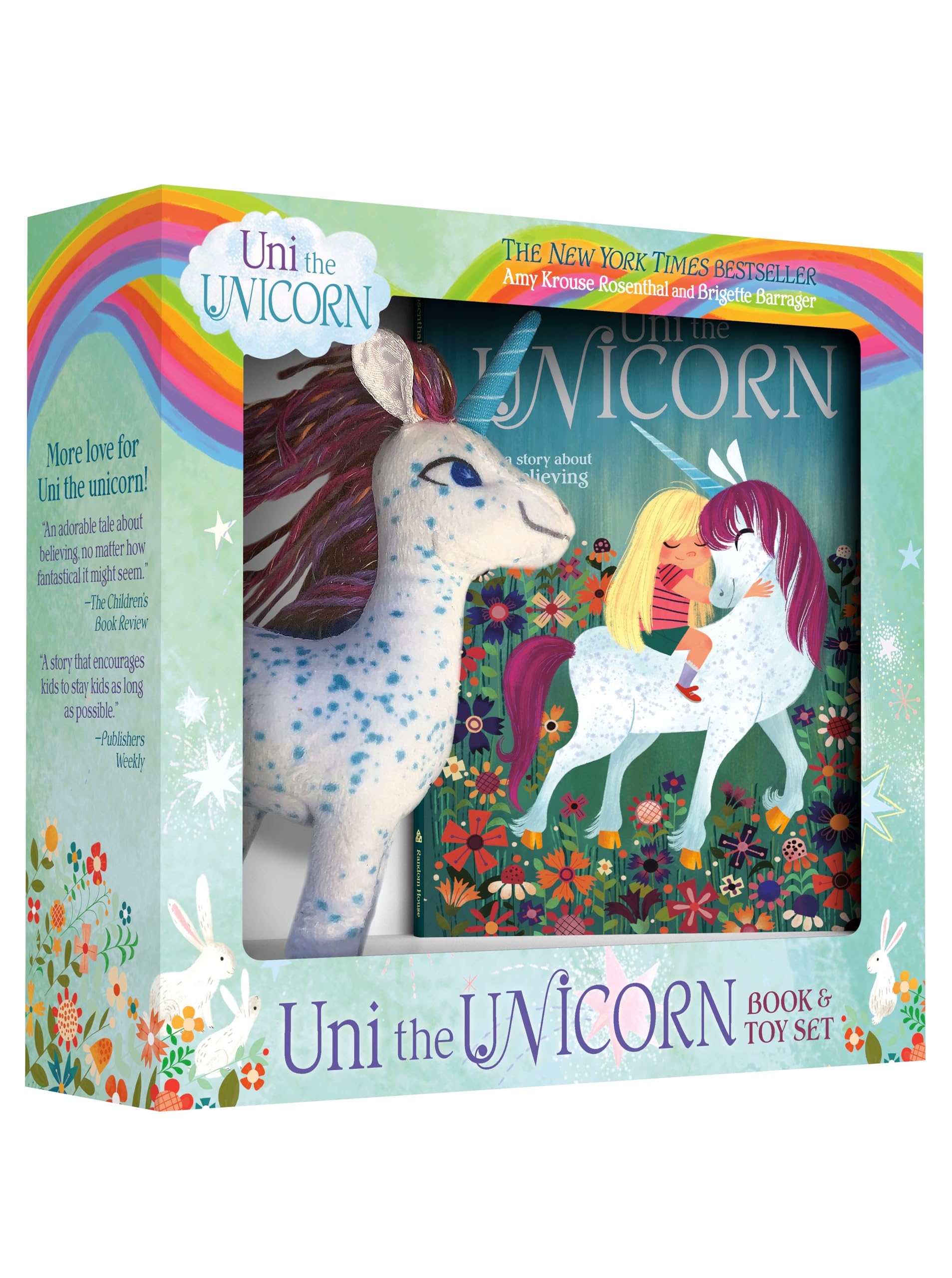 Uni the Unicorn Book and Toy Set,New