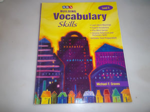 Building Vocabulary Skills A  Student Edition  Level 4-new
