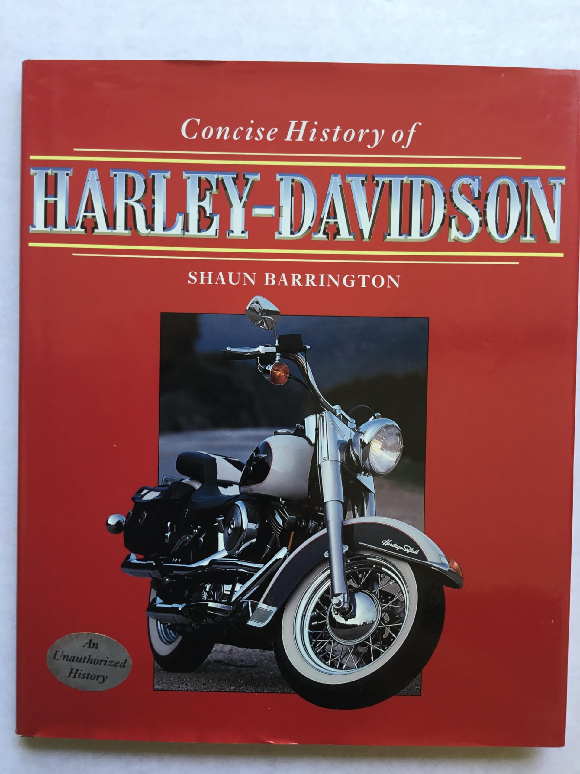 Concise History Of Harleydavidson,Used
