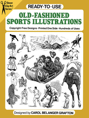 Readytouse Oldfashioned Sports Illustrations (Dover Clip Art Readytouse),Used