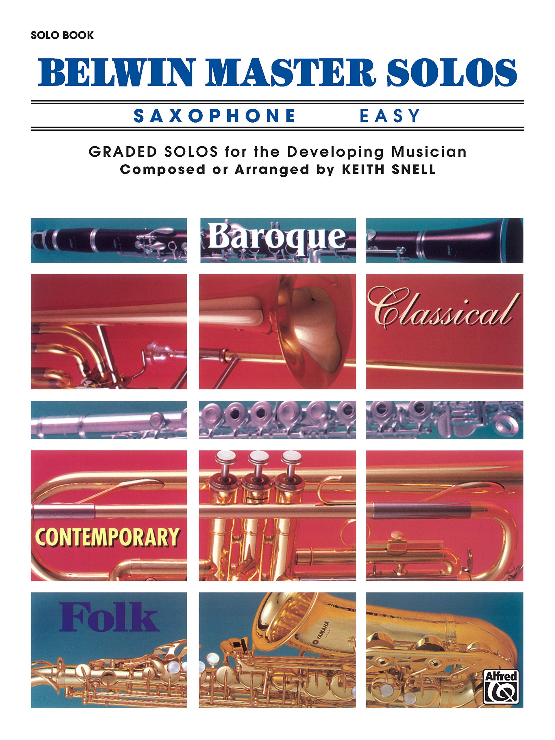 Belwin Master Solos (Alto Saxophone), Vol 1: Easy (Belwin Master Solos, Vol 1),Used