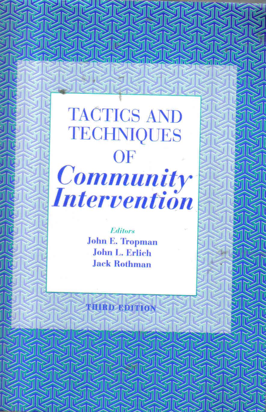 Tactics And Techniques Of Community Intervention-new,New