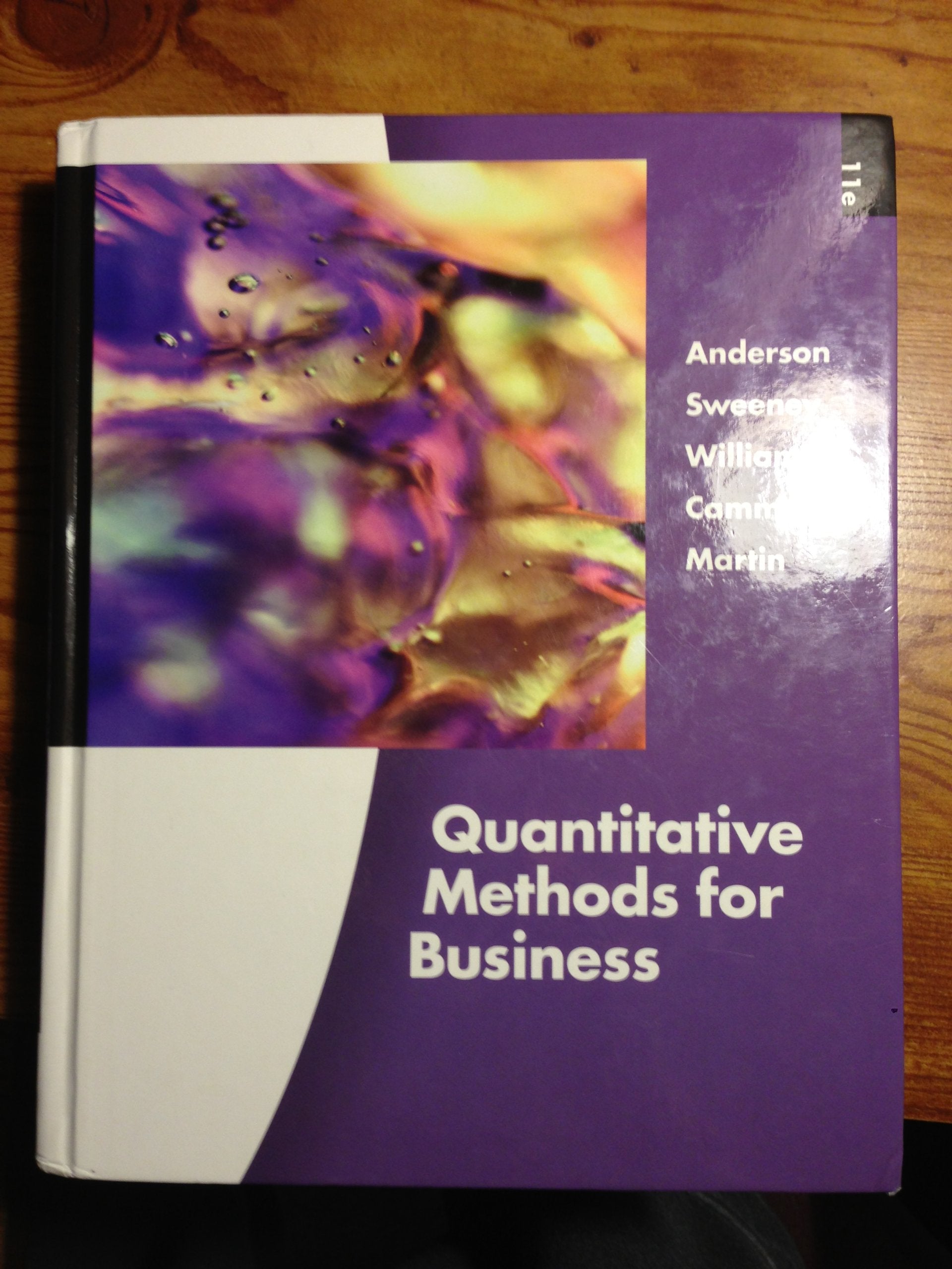 Quantitative Methods for Business (Book Only),Used