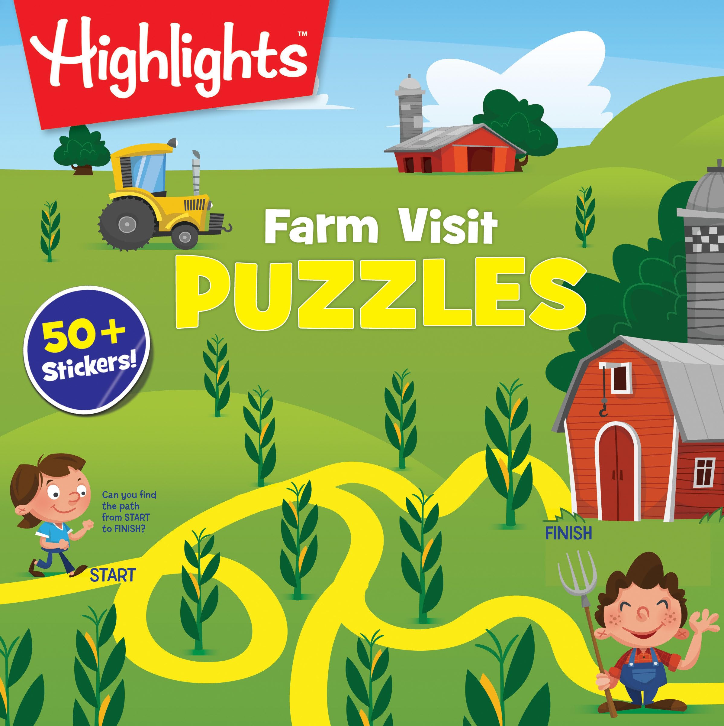 Farm Visit Puzzles (Highlights Puzzle Activity Fun),Used