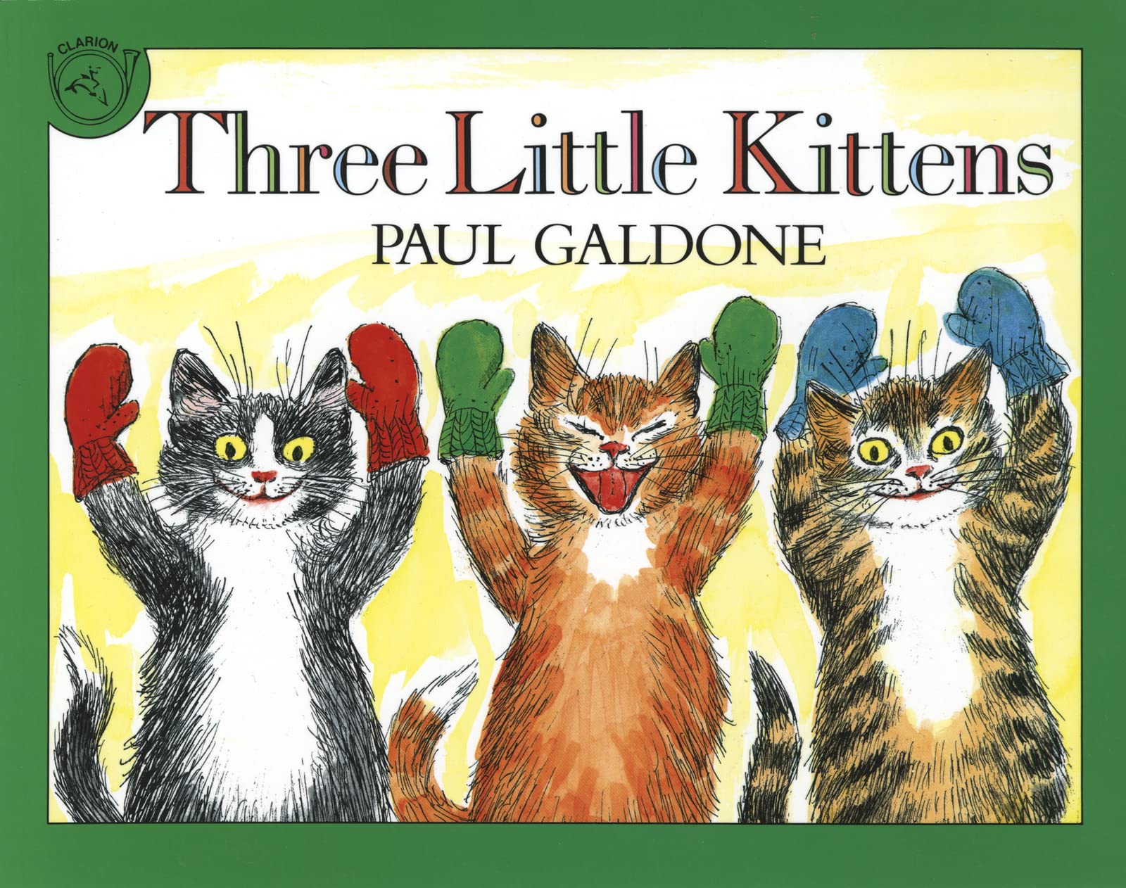 Three Little Kittens (Folk Tale Classics) (Paul Galdone Nursery Classic)-new