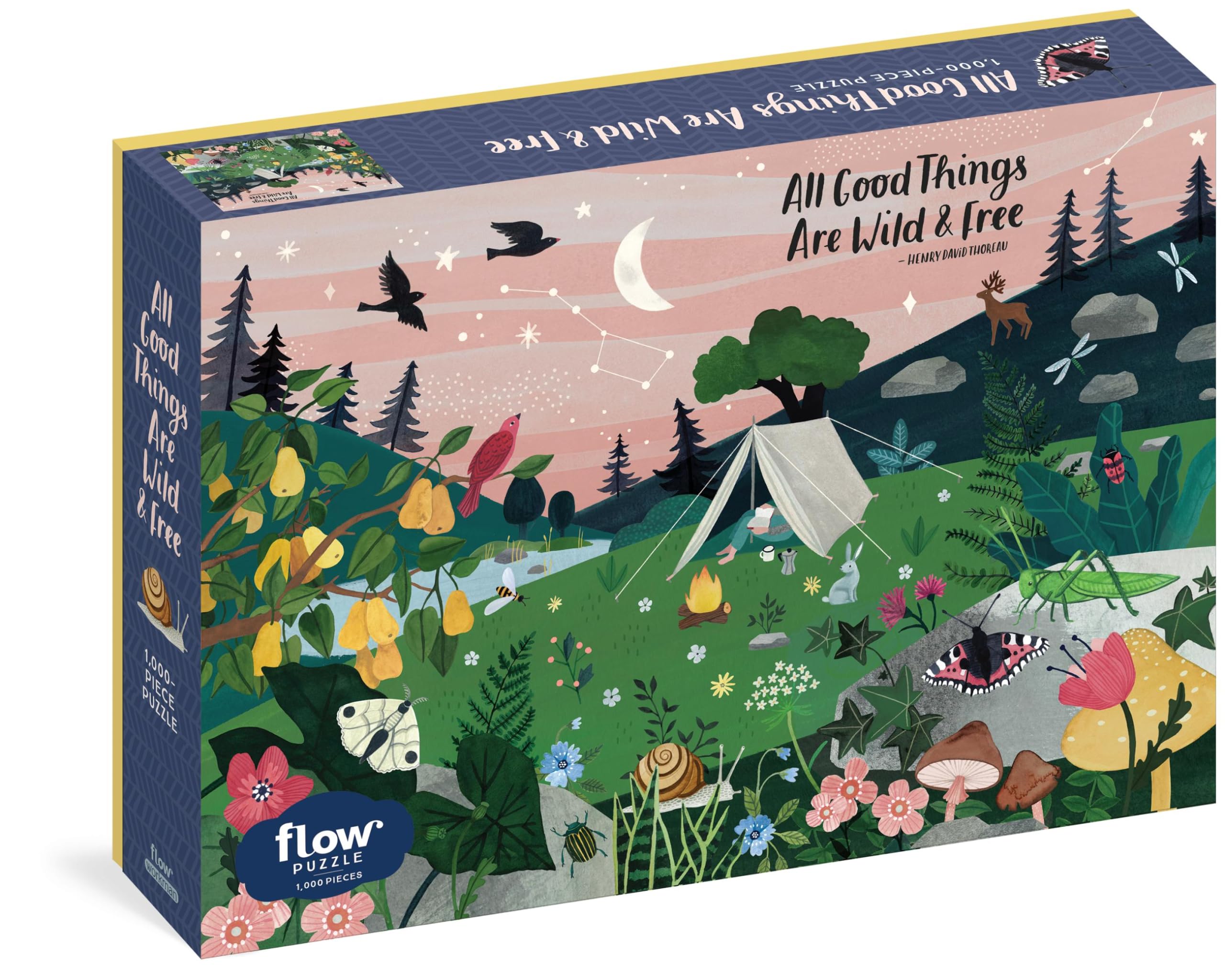 All Good Things Are Wild and Free 1,000Piece Puzzle (Flow),Used
