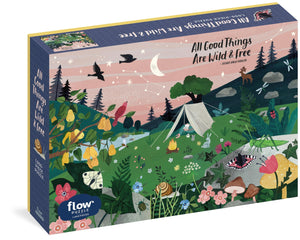 All Good Things Are Wild and Free 1,000Piece Puzzle (Flow),Used