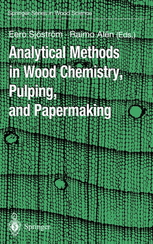 Analytical Methods In Wood Chemistry, Pulping, And Papermaking (Springer Series In Wood Science)-new