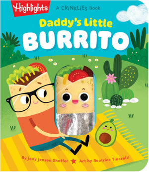 DaddyS Little Burrito: Celebrate First Time Dads With A Cozy ReadAloud Crinkle Sensory Book For Baby Bonding Time, Storytime