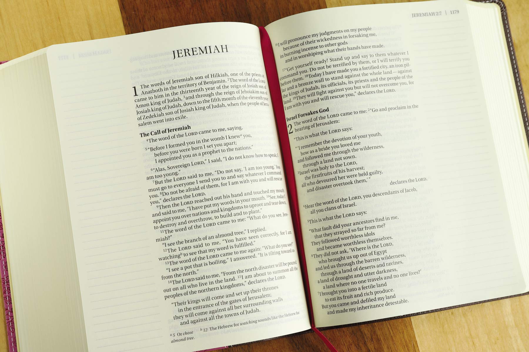 NIV, Journal the Word Bible, Large Print, Leathersoft, Pink/Brown: Reflect, Journal, or Create Art Next to Your Favorite Verses,New