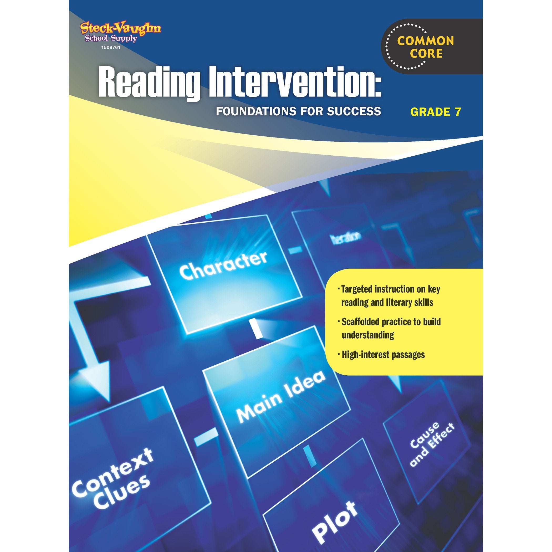 Reading Intervention: Foundations for Success: Reproducible Grade 7,Used