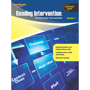 Reading Intervention: Foundations for Success: Reproducible Grade 7,Used