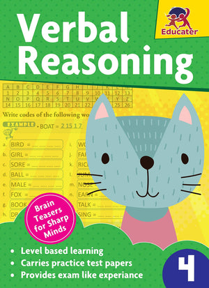Team Pegasus Verbal Reasoning Grade 4 Workbook For Kids Age 5+ | Engaging Activities To Strengthen Logical Thinking & Problem-Solving Skills