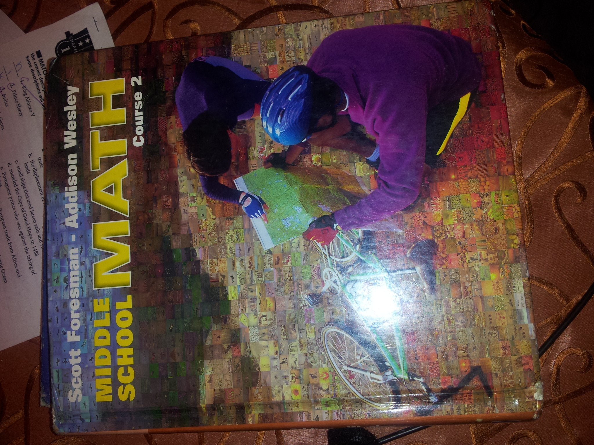 Middle School Math Course 2 (Scott Foresmanaddison Wesley),Used