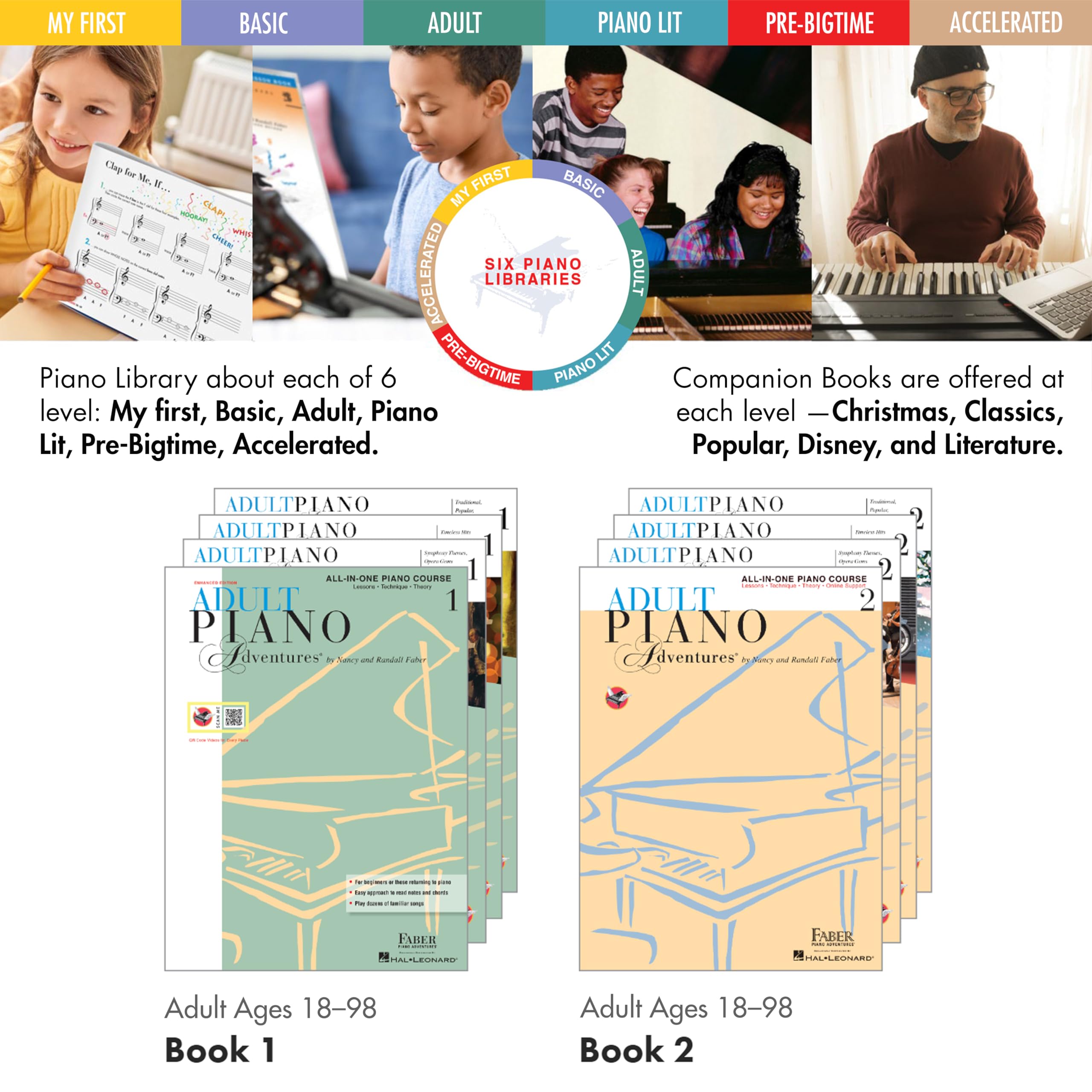 Adult Piano Adventures Allinone Piano Course Book 2 Book/Online Audio