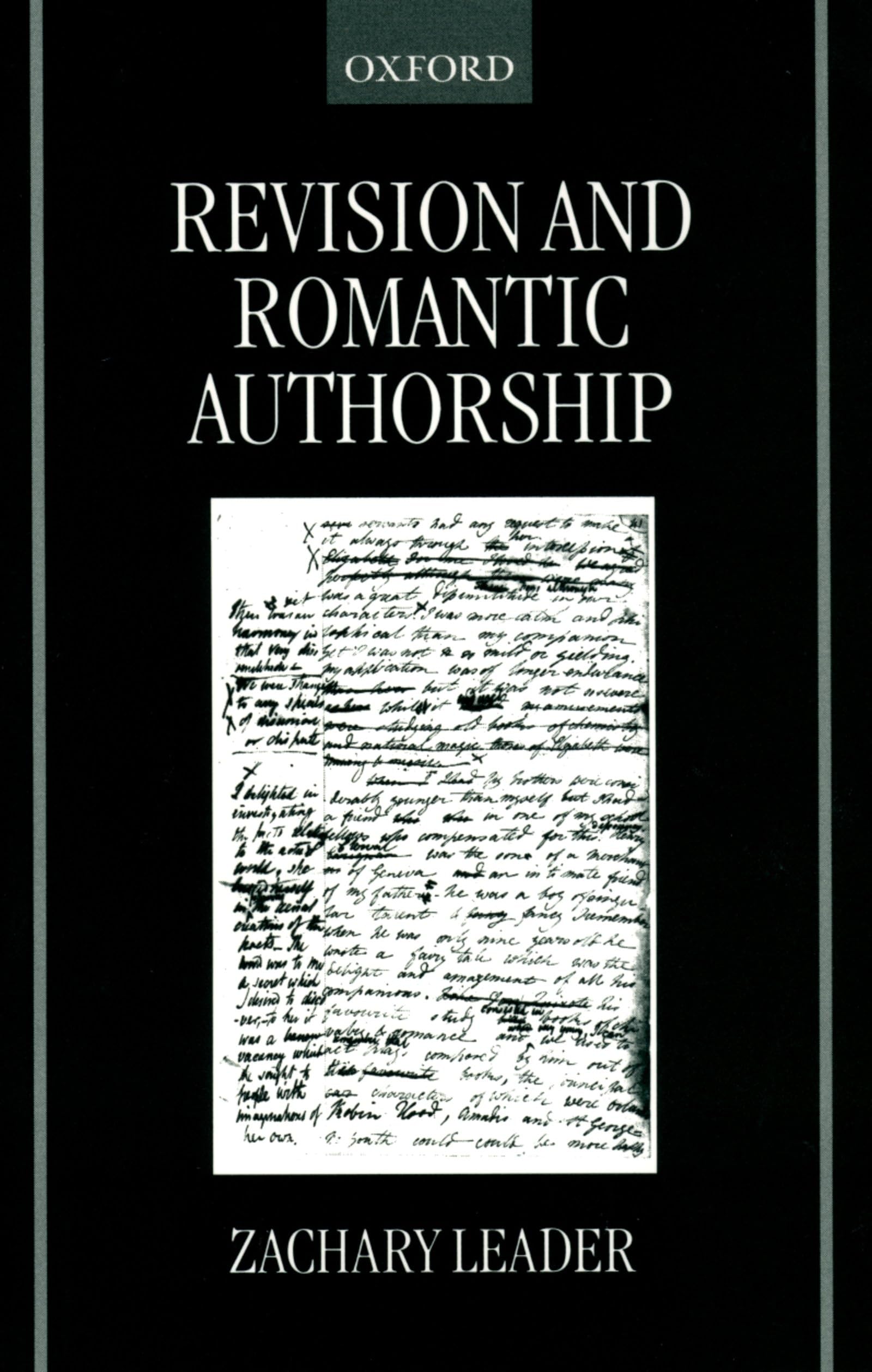 Revision and Romantic Authorship,Used