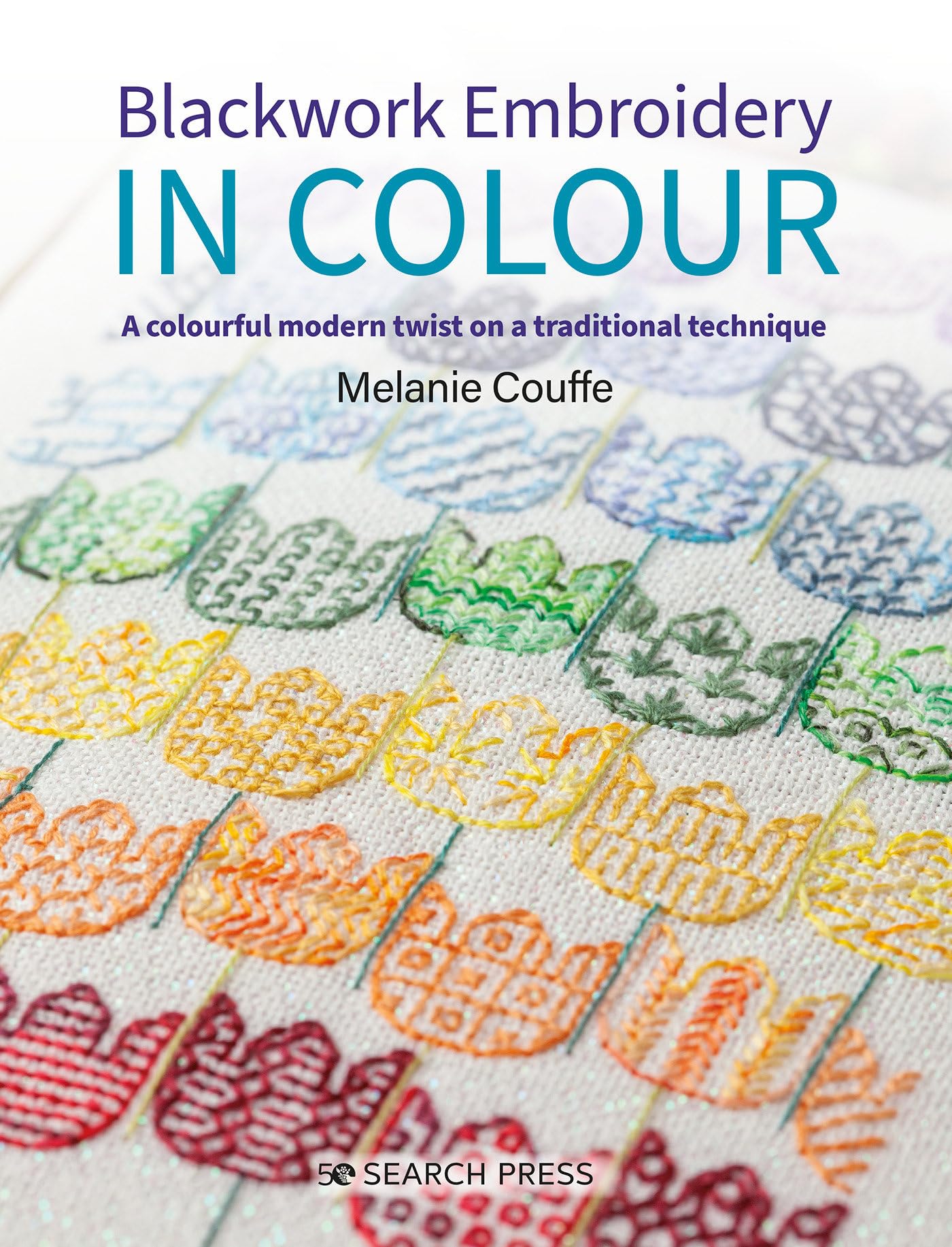 Blackwork Embroidery in Colour: A colourful modern twist on a traditional technique,Used