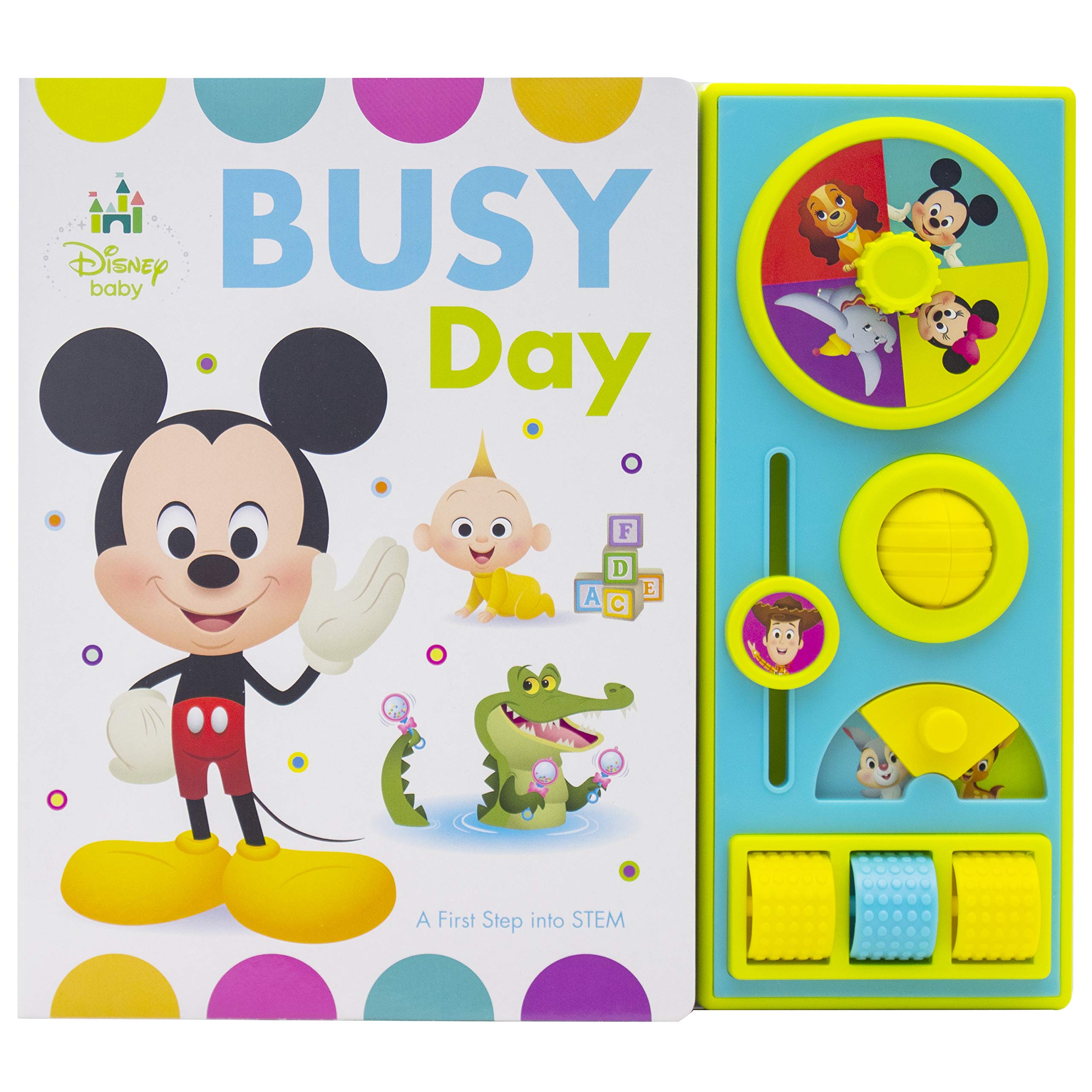 Disney Baby Mickey, Frozen, Toy Story, and More!  Busy Day Busy Box  A First Step into STEM  PI Kids,Used