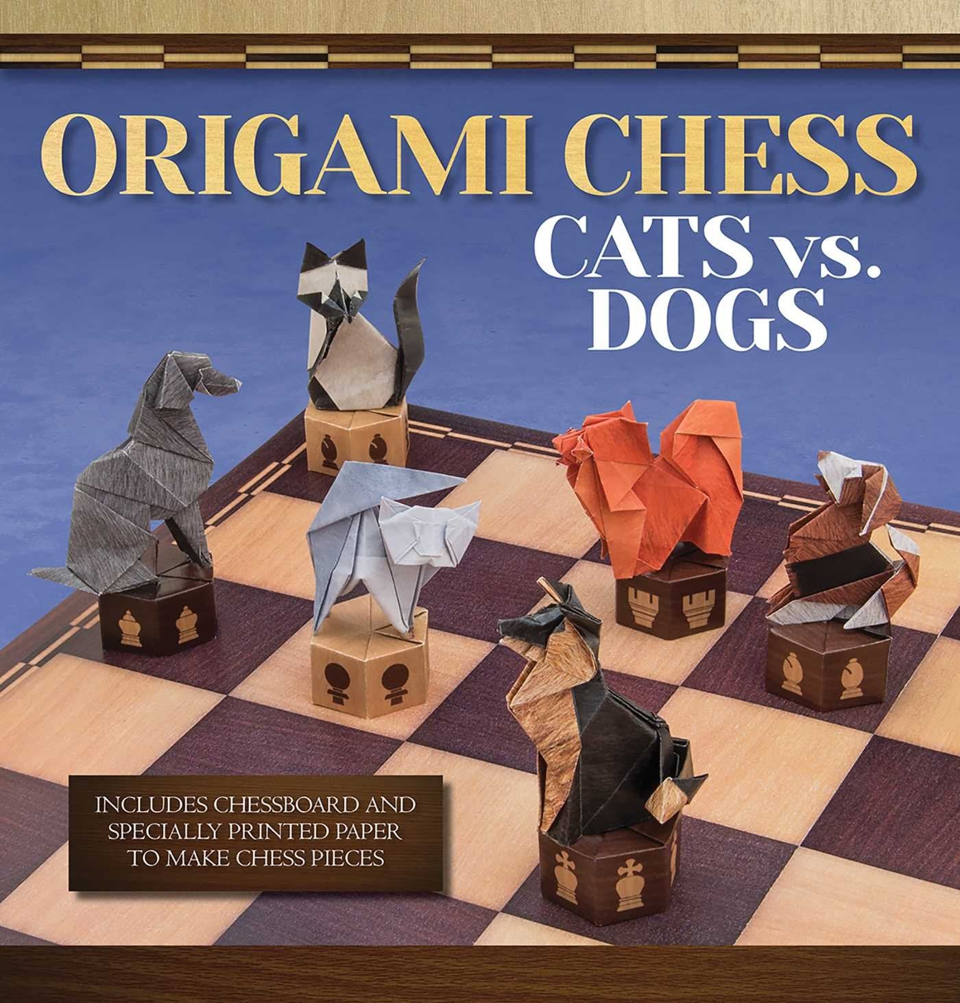 Origami Chess: Cats vs. Dogs (Origami Books),Used