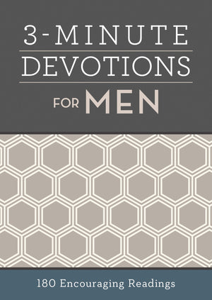 3Minute Devotions for Men: 180 Encouraging Readings,New