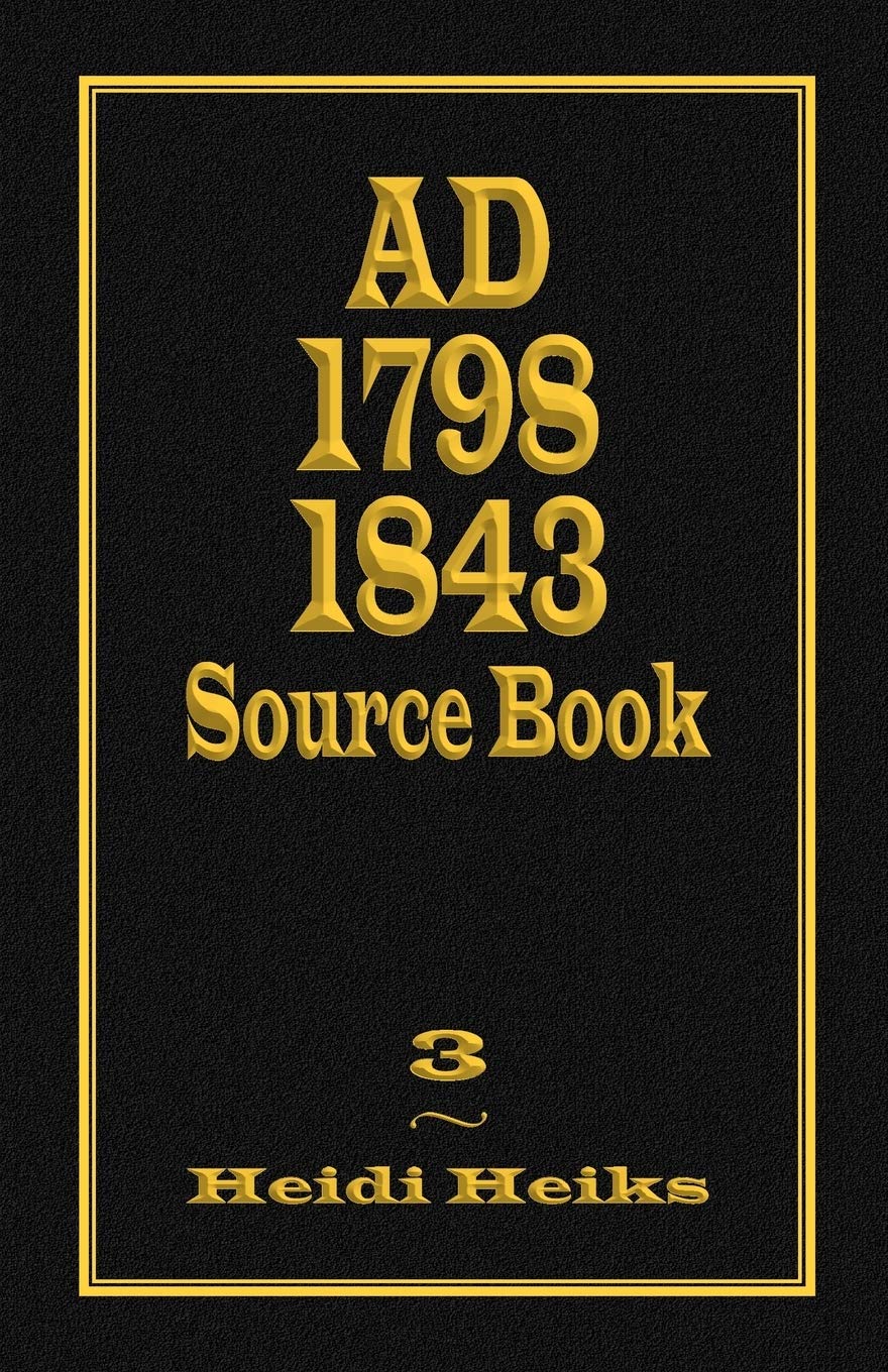 Ad 1798 1843 Source Book,Used