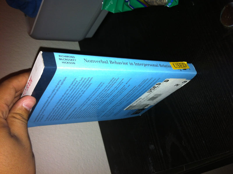 Nonverbal Behavior in Interpersonal Relations (6th Edition),Used
