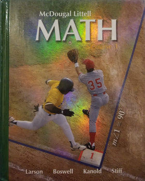 McDougal Littell Math Course 3,New