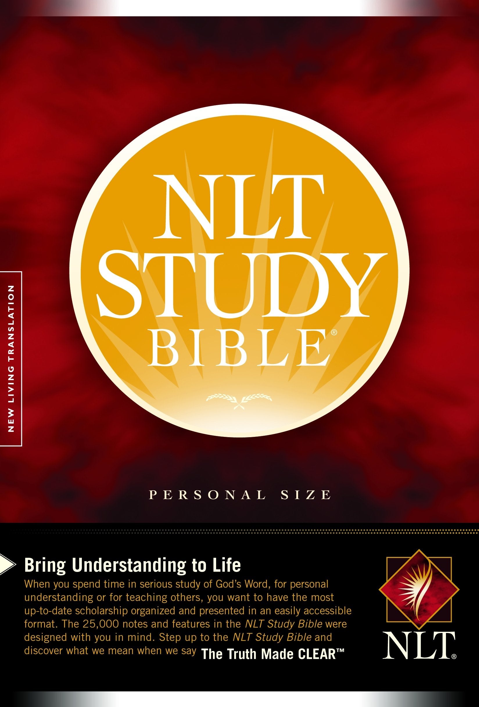 NLT Study Bible, Personal Size,Used