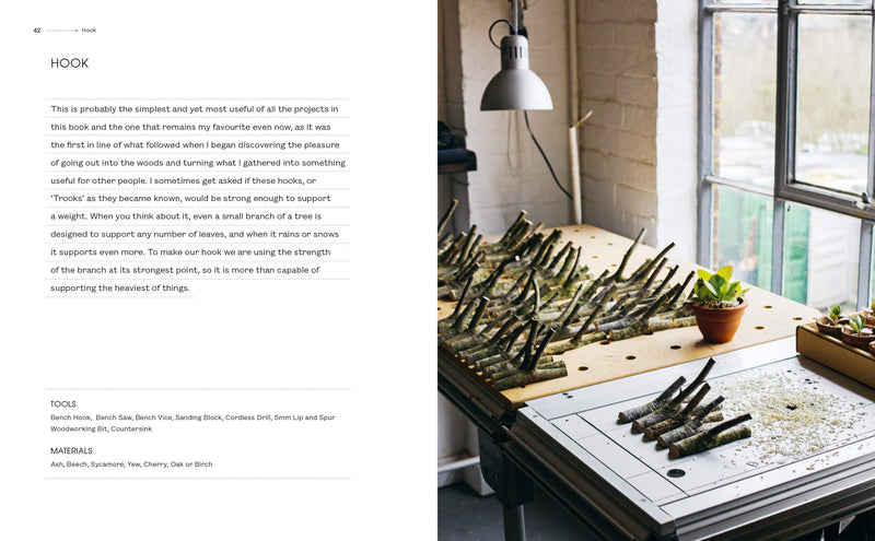 Catapults and Key Hooks: Everyday objects made from foraged wood,Used