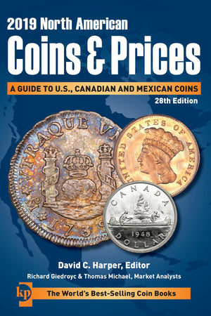 2019 North American Coins & Prices: A Guide to U.S., Canadian and Mexican Coins (2019),Used