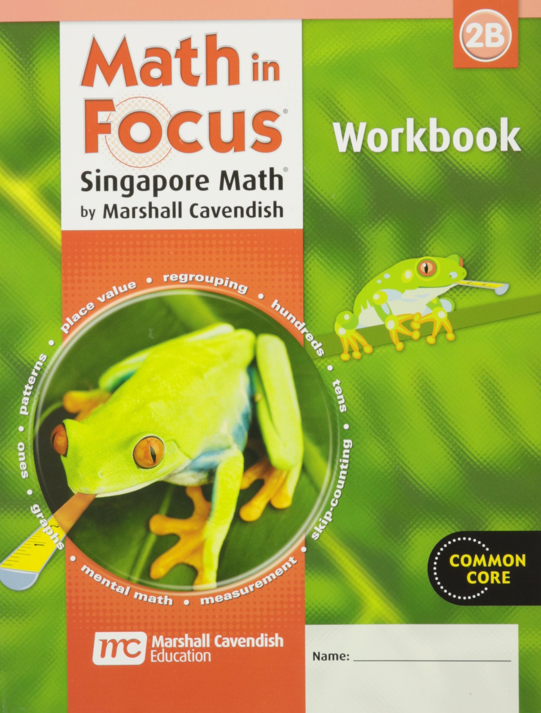 Math in Focus: Singapore Math: Student Workbook, Book B Grade 2,Used