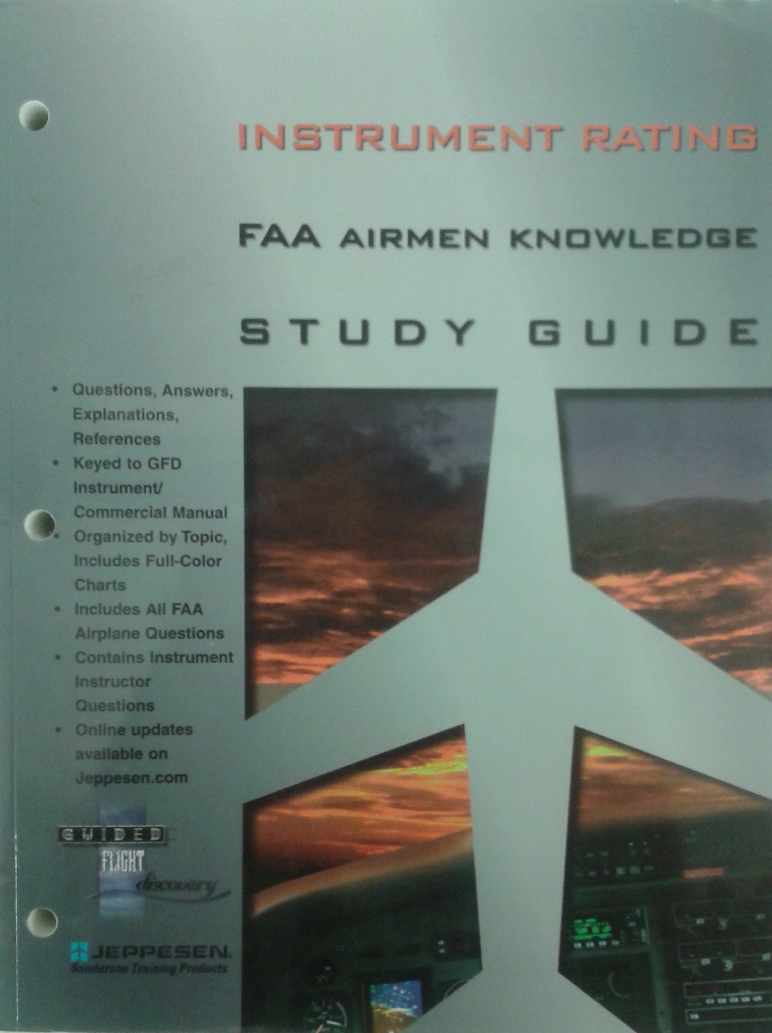 Instrument Commercial Pilot FAA Exam Combination Package,Used