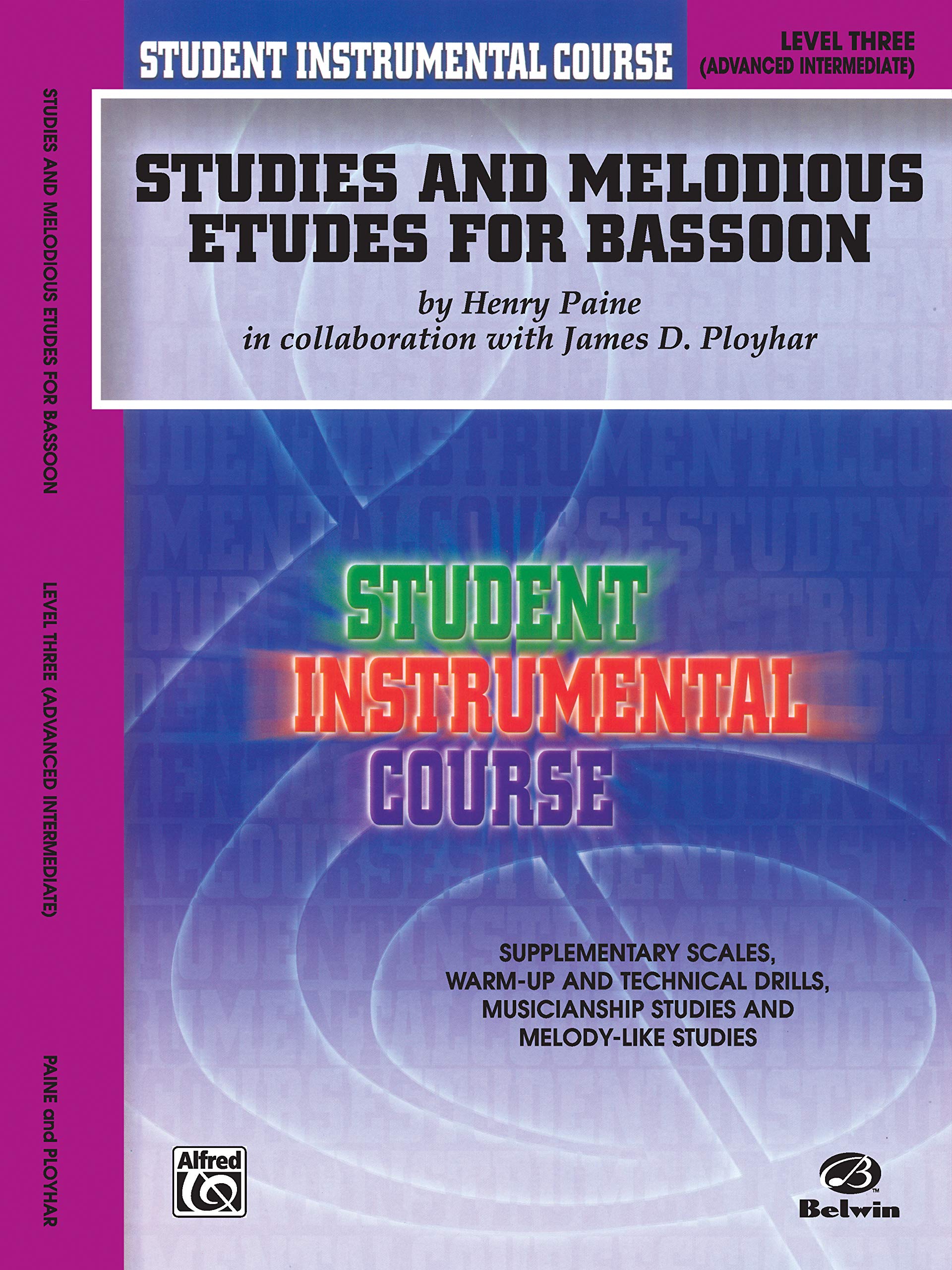 Student Instrumental Course Studies and Melodious Etudes for Bassoon: Level III,Used