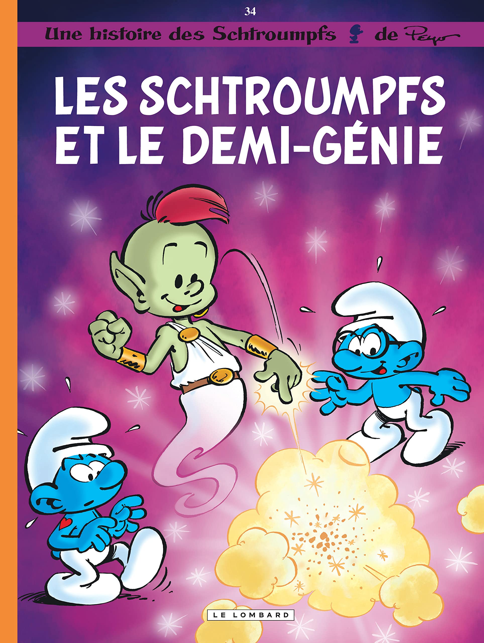 Les Schtroumpfs Lombard  Tome 34  Les Schtroumpfs et le demignie,Used