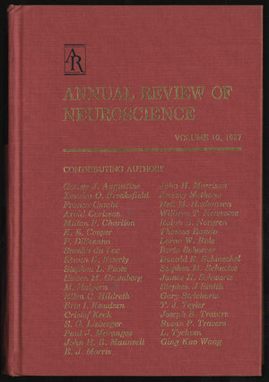 Annual Review of Neuroscience: 1987: 10,Used