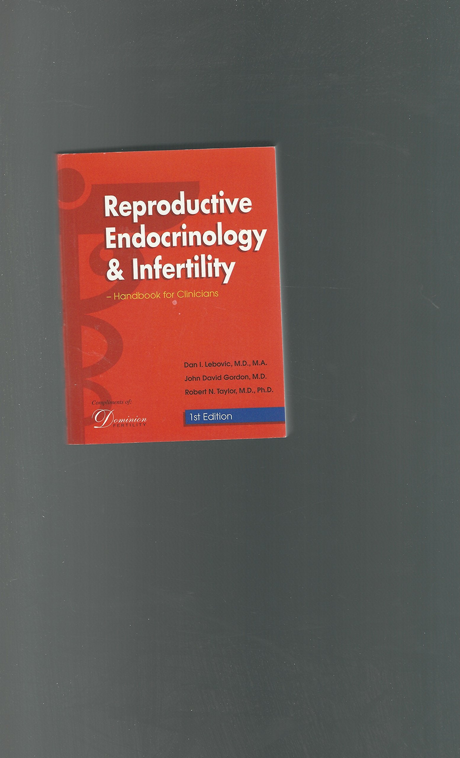 Reproductive Endocrinology and Infertility: Handbook for Clinicians (pocket sized),Used